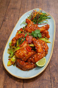 Wok Tossed Prawns