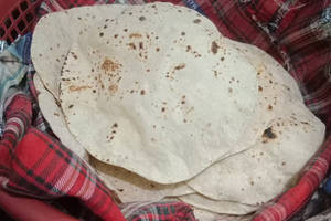 Plain Tawa Roti Without Ghee