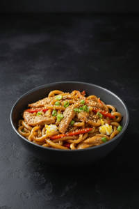 Egg&chicken Yaki Udon Noodle