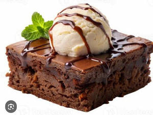Brownie With Ice Cream