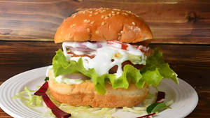 Veg Cream Burger