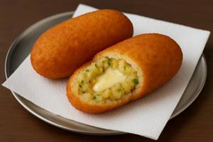 Aloo Cheese Bread Roll (2 Pcs.)