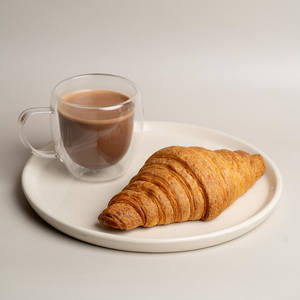 Butter Croissant + Hot Chocolate