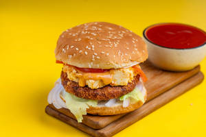 Paneer Crispy Burger