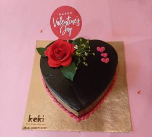 Choco Heart Cake - 350 Gms