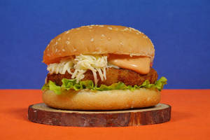 Cheese Paneer Tikki Burger