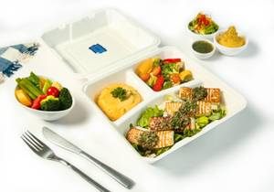 Grilled Tofu Vegan Field Tray With Chimichurri
