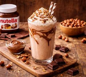 Nutella Chocolate Milkshake