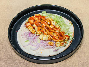 Peri Peri Paneer Shawarma Roll