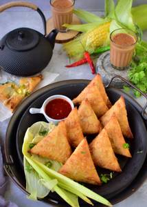 Cheese Corn Samosa (2 Piece)