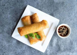 Prawn & Chicken Spring Roll
