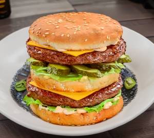 Decker chicken burger [double]
