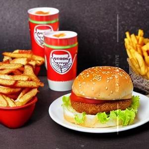 Peri peri cottage cheese burger