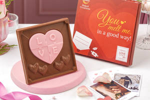 Valentine's Heart Chocolate Bar