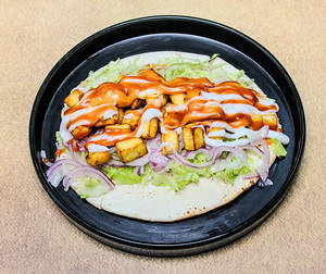 Mexican Paneer Shawarma Roll
