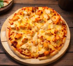 Cheesy corn pizza