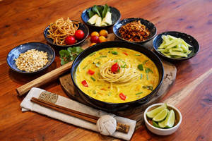 Burmese Khao Suey [ Serves 2 ]