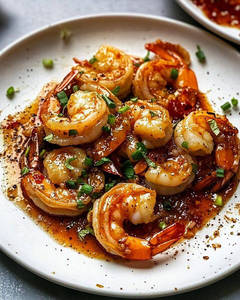 Oriental Style Prawn With Ginger- Garlic And Chilli Sauce