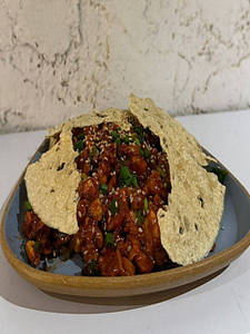 Crispy Corn Papad Churi