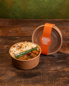 Ghee Rice With Chicken Chettinadu