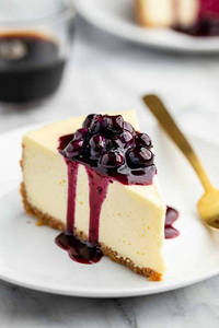 Blueberry Cheese Cake (eggless)