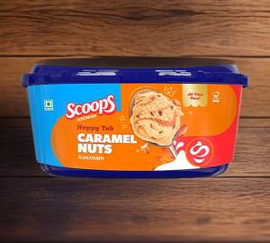 Caramel Nuts Icecream tub