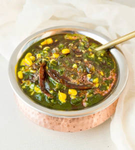 Palak Corn Capsicum