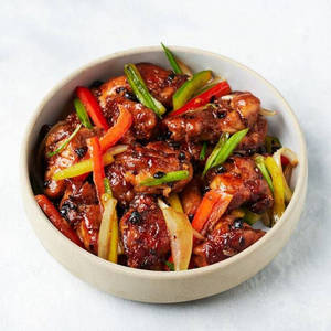 Black Bean Sauce With Slice Chicken Spring Onion