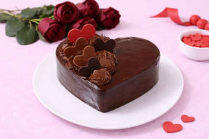 Heart Shaped Valentine Chocolate Cake – 500g