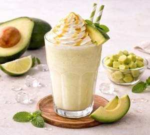 Avocado Milkshake With Honey&Dryfruits