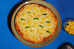 Jain Sweet Corn Pizza
