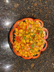 White Chana Chaat