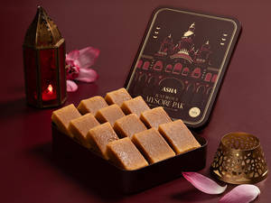 Asha Luxurious Mysore Pak Tin 500Gm