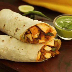 Afgani Paneer Tikka Roll
