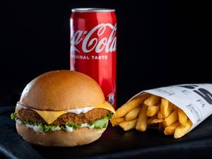 Veg Burger + Fries + Drink