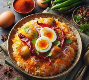 Egg biryani
