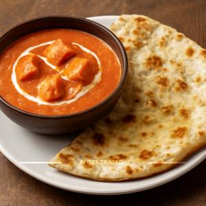 Paneer Butter Masala With 2 Butter Naan