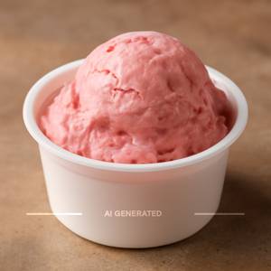 Strawberry cup ice cream [75 ml]