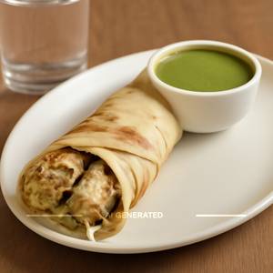 Afghani Paneer Tikka Roll