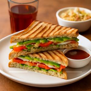 10 veg grilled sandwich