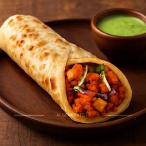 Veg Tandoori Wrap