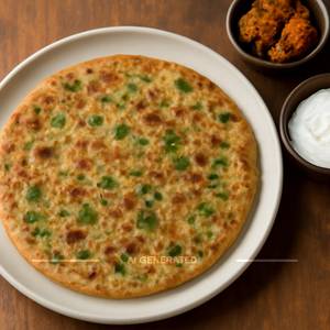 2matar paratha