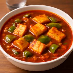 Gravy chilli paneer