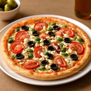 Mediterranean Thin Crust Pizza [6 Inches,12 Inches]