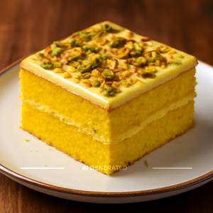 Keshar Pista Cake