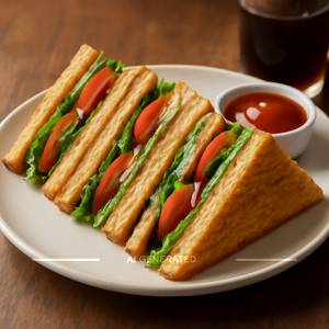 Veg Club Sandwich [4 Pieces]