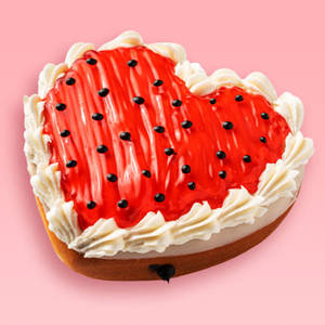 Love Bug Heart Shaped Donut