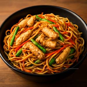 Chicken noodles chinese