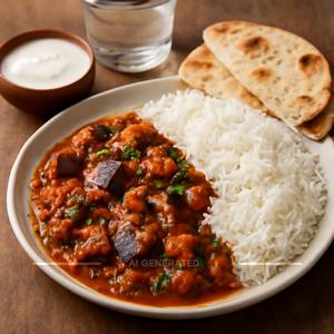 Baingan Masala Plate