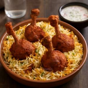 Chicken Lolipop Biryani (Pack of 4)                                    